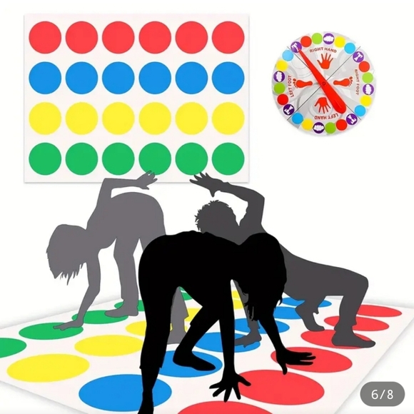 GAME SPINNER CHOICE tribute to TWISTER themed game - Picture 8 of 8